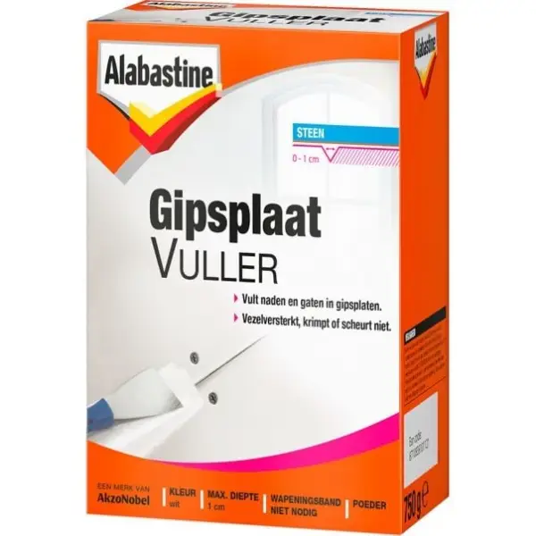 Alabastine Gipsplaatvuller Poeder 750GR