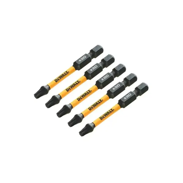 DeWALT T20 50mm Impact Torsion Schroefbits (5 stuks) - Extreme - DT7395T
