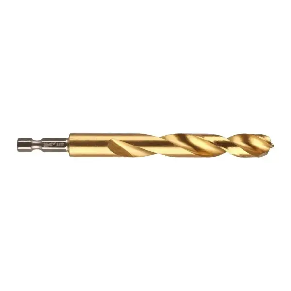 Milwaukee 12 x 127 mm Metaalboor Shockwave HSS-G TiN Red Hex (1 stuk) - 48894727