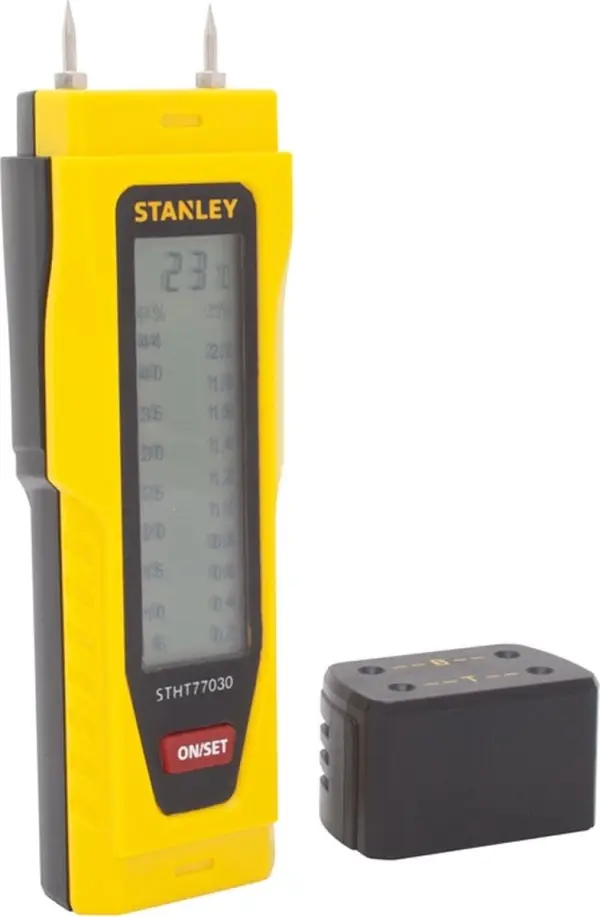 Stanley Vochtmeter 0-77-030 – Digitale Vochtmeter voor Hout & Bouwmaterialen