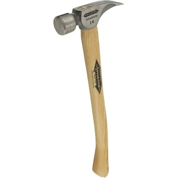Milwaukee Titanium Hamer met Houten Steel - 1 st - Ti14SC-H18 - 4932352584