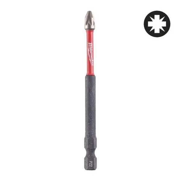 Milwaukee SHOCKWAVE™ PZ2 x 90 mm Schroefbit (1 stuk) - 4932430867