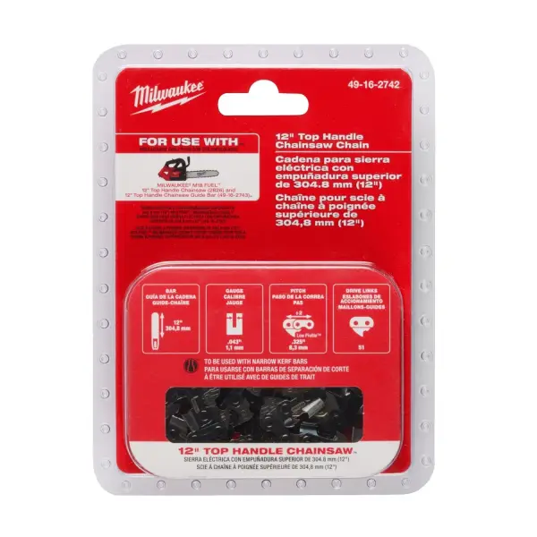 Milwaukee 30cm Zaagketting 12" 0.325" x 1.1 voor FTHCHS30 - 4932480177