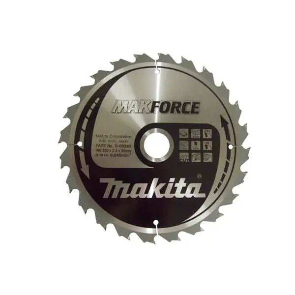 Makita 160 x 20 mm 24-tands Cirkelzaagblad Hout | Makforce - B-08296