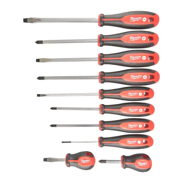 Milwaukee 10- delig Tri-lobe Schroevendraaier Set - 4932471808