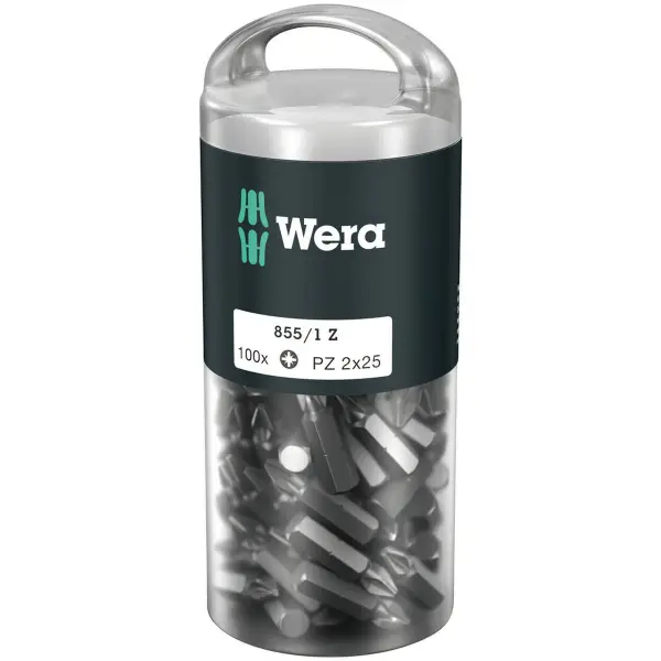 Wera PZ2 x 25 mm 855/1 Z Pozidriv bit (100 stuks) - 05072444001