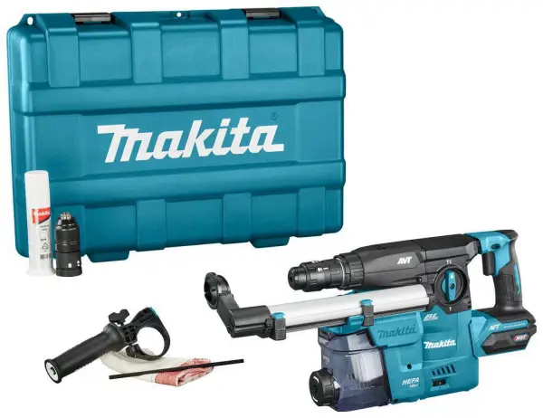Makita HR009GZ02 Accu combihamer SDS-Plus 3,9J + snelwisselboorkop + stofafzuiging XGT 40V Max Basic Body in koffer