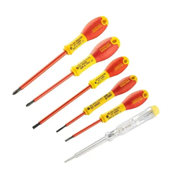 Stanley 6-delig FatMax™ Schroevendraaierset VDE Par/Ph/Spanningszoeker - 0-65-441