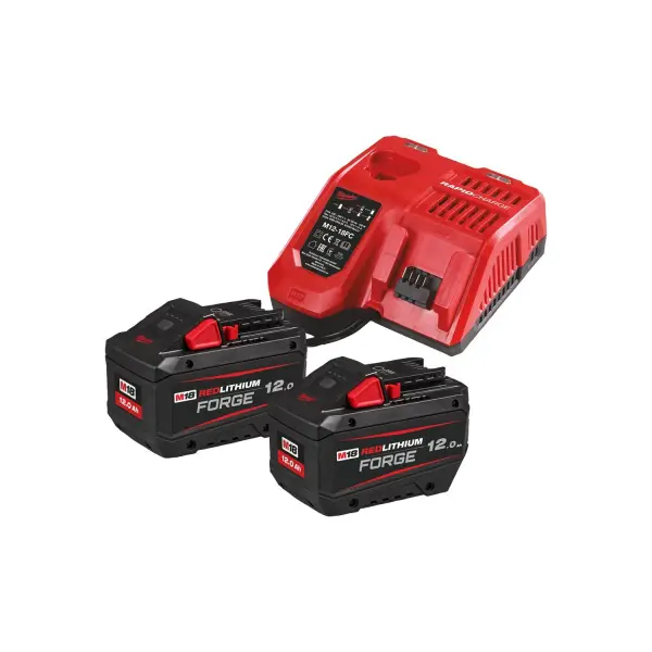 Milwaukee M18 FORGENRG-122 Accu starterset 18V FORGE™ 2x 12.0Ah - 4933498610