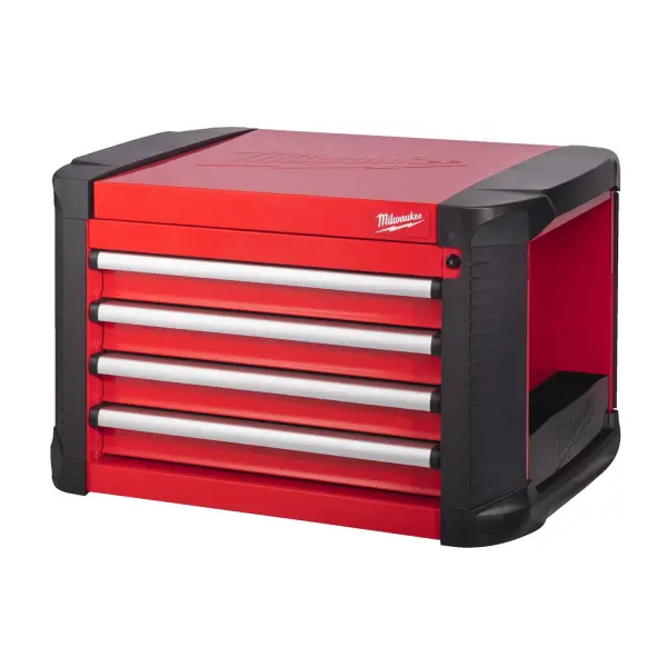 Milwaukee TOOLGUARD™ Stalen opnergkast 78 cm rood - 4 lades - STC30-1 - 4932478850