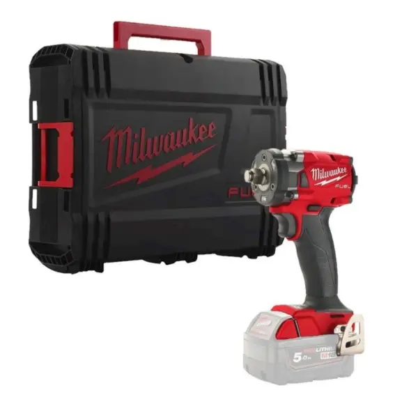 Milwaukee M18 FUEL™ FIW2F38-0X Compacte accu slagmoersleutel 339Nm 3/8" frictiering 18V Basic Body in HD-Box - 4933478650