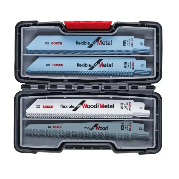 Bosch Reciprozaagbladenset Hout en Metaal Basic in Box - Professional 20-delige - 2607010902