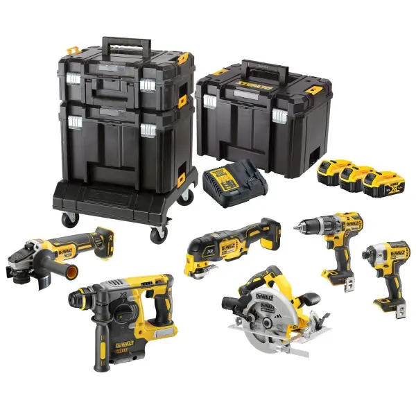 DeWALT DCK685P3T Accu combiset 6-delig 18V XR 5.0Ah in TSTAK