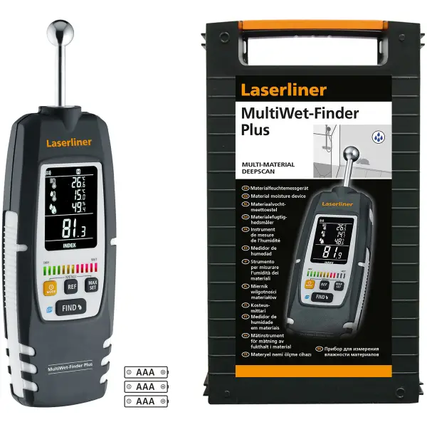 Laserliner MultiWet-Finder Plus Materiaalvochtmeter - 082.091A