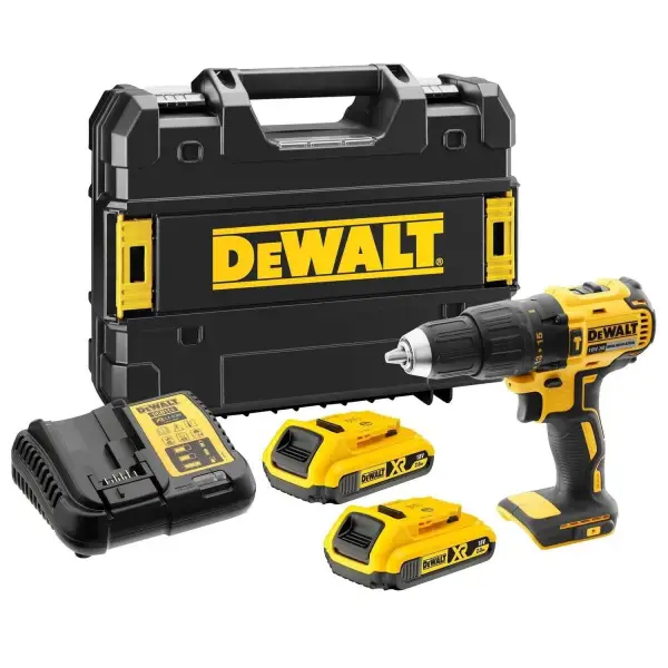 DeWALT DCD778D2T Accu klop-/schroefboormachine 18V XR 2.0Ah in TSTAK