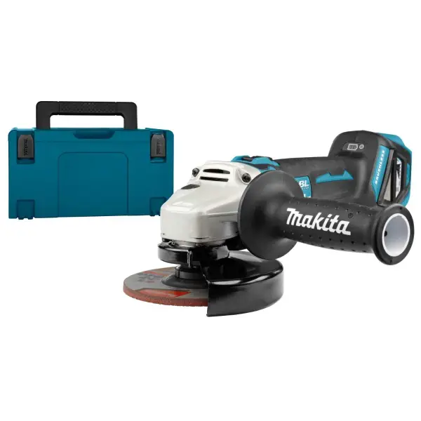 Makita DGA511ZJ Accu Haakse Slijper 125mm 18V Basic Body in Mbox