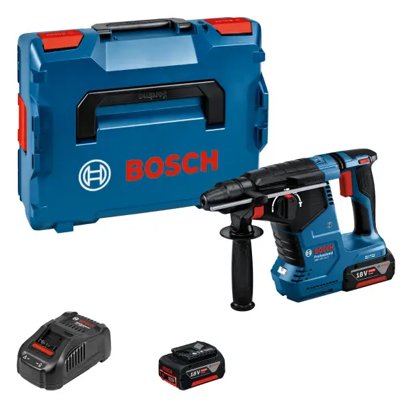 Bosch Professional GBH 18V-24 C Accu combihamer SDS-Plus 2,4J 18V 5.0Ah in koffer - 0611923003