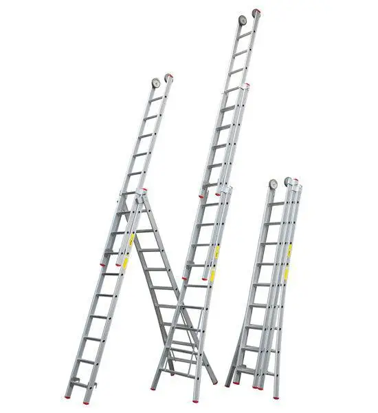 Little Jumbo 3x9 sporten Reformladder SuperPRO uitgebogen bomen blank - 1250500309