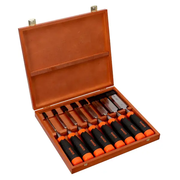 Bahco 8-delig steekbeitelset in houten kist - 434 ERGO™ - 434-S8-EUR