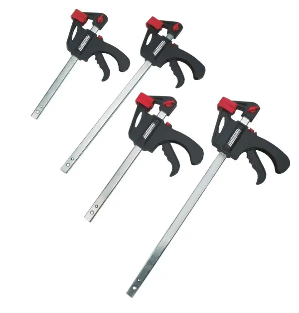 MANNESMANN 4-delige set lijmklemmen