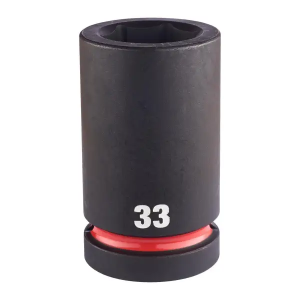 Milwaukee 33 mm 1" Krachtdop lang - ShockWave™ - 4932480427