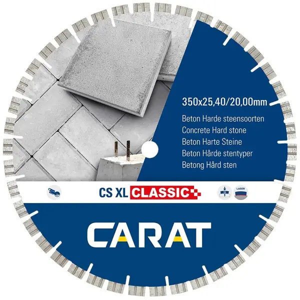 Carat Diamantzaag beton CSC xl Ø 400 mm, asgat 25,40/20,00 mm - CSCXL40042