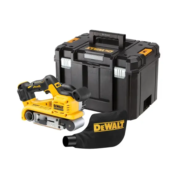DeWALT DCW220NT Accu bandschuurmachine 75x533mm 18V XR Basic Body in TSTAK