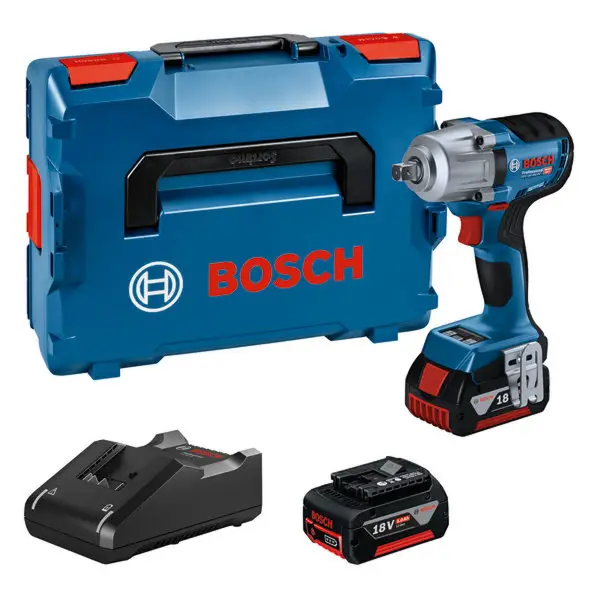Bosch Professional PRO GDS 18V-450 PC Accu slagmoersleutel 450Nm 1/2" 2x ProCore 4.0Ah + CoMo - 06019K4102