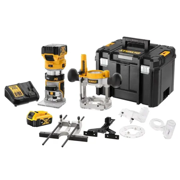 DeWALT DCW604P2 Accu boven- en kantenfrees 18V XR 5.0Ah in TSTAK