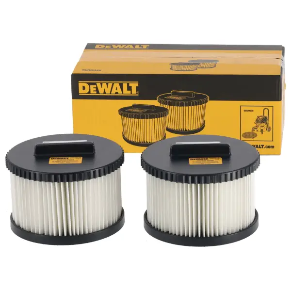 DeWALT Vervangfilter voor H-klasse stofzuigers (DWV905H) (2 stuks) - DWV9345