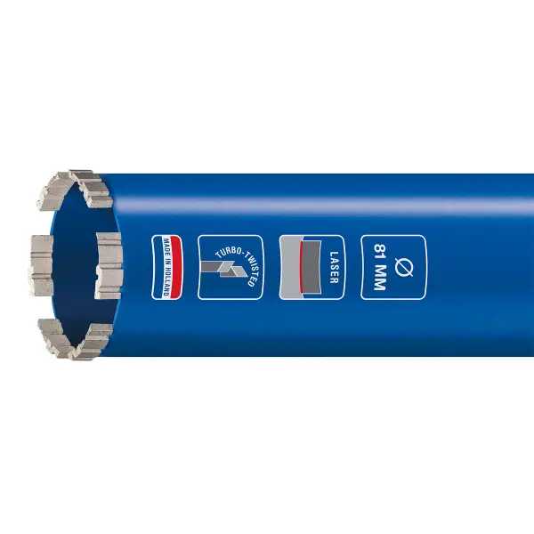 Carat Diamantboor laser beton Ø 66 mm, lengte 300 mm, M30 - EM06630050