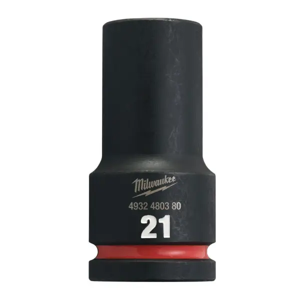 Milwaukee 21 mm 3/4" Krachtdop lang - ShockWave™ - 4932480380