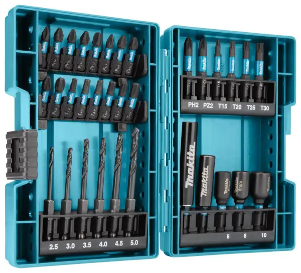 Makita 33-delig Boor-en Slagschroefbitset - B-66896