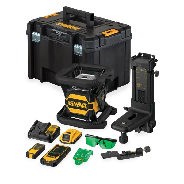 DeWALT DCE080D1GS Roterende laser 600m Bluetooth groen 18V XR 2.0Ah in TSTAK