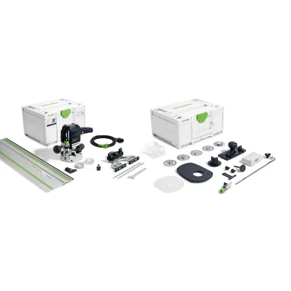 Festool OF 1010 REBQ-FS-Set Bovenfrees in Systainer met FS800/2 Geleiderail - 578051