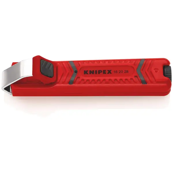 Knipex 130 mm Ontmantelingsgereedschap met sleepmes slagvaste kunststof behuizing - 16 20 28 SB