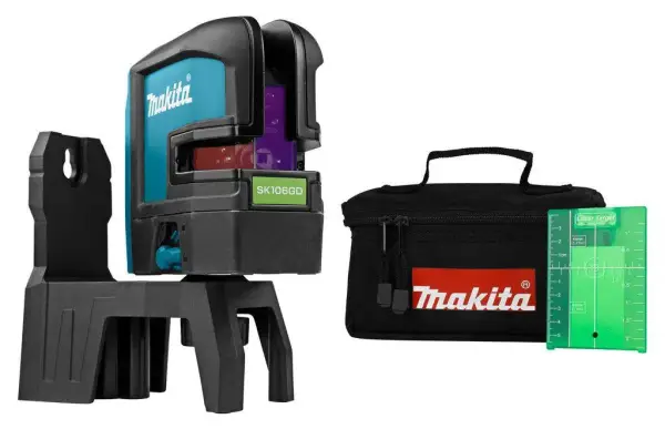 Makita SK105GDZ Accu Kruislijn laser groen 12V Max Basic Body in Tas
