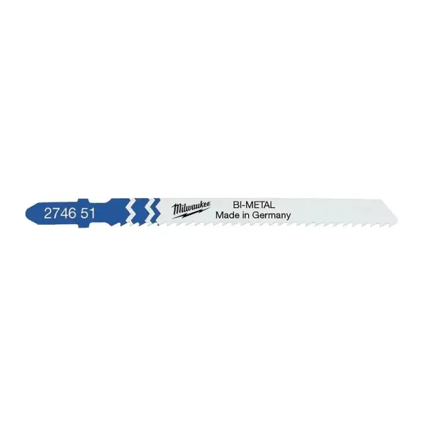 Milwaukee 75 x 2,5 mm Traditionele decoupeerzaagbladen Bi T101A sp. - (5 stuks) - 4932274651