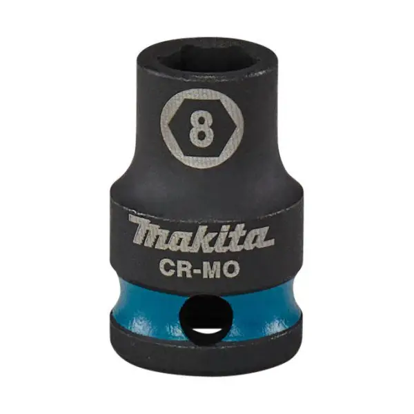 Makita 8 x 28 mm 3/8" Impact Black Krachtdop - E-15899
