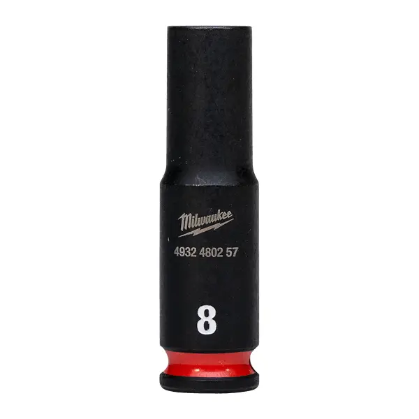 Milwaukee Dop SHOCKWAVE 1/4" lang 8 mm - 4932480257