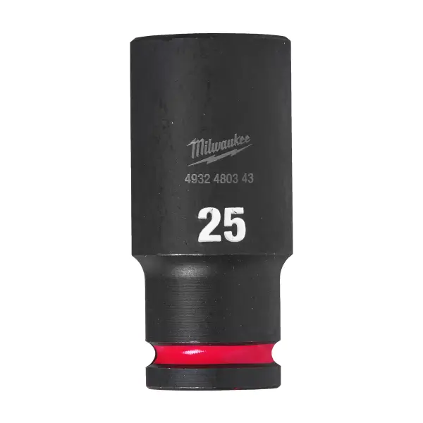 Milwaukee Dop SHOCKWAVE 1/2" lang 25mm - 4932480343
