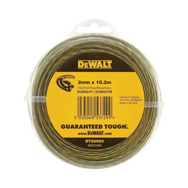 DeWALT 2mm x 15.2m Grastrimmerdraad - DT20650
