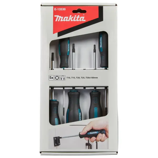 Makita 5-delig Schroevendraaierset torx - E-13530
