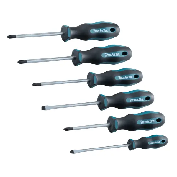 Makita 6-delig Schroevendraaierset SL / PH / PZ - E-10528