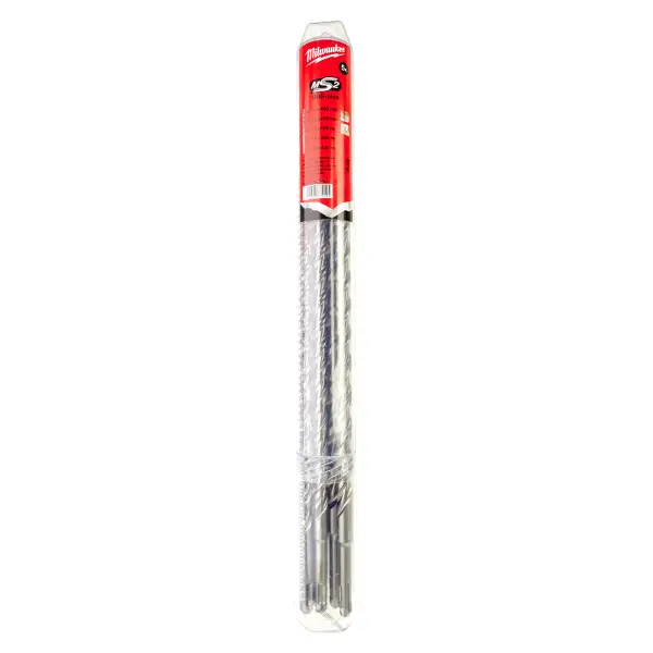 Milwaukee SDS-PLUS borenset M/2 type 3 (10/12/14/16/20 x 450 mm) - 4932352801