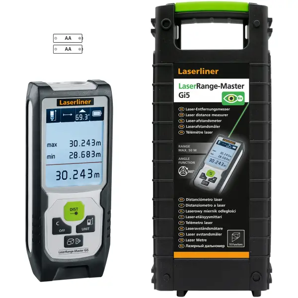 Laserliner LaserRange-Master Gi5 Digitale afstandsmeter 50 m - 080.845A