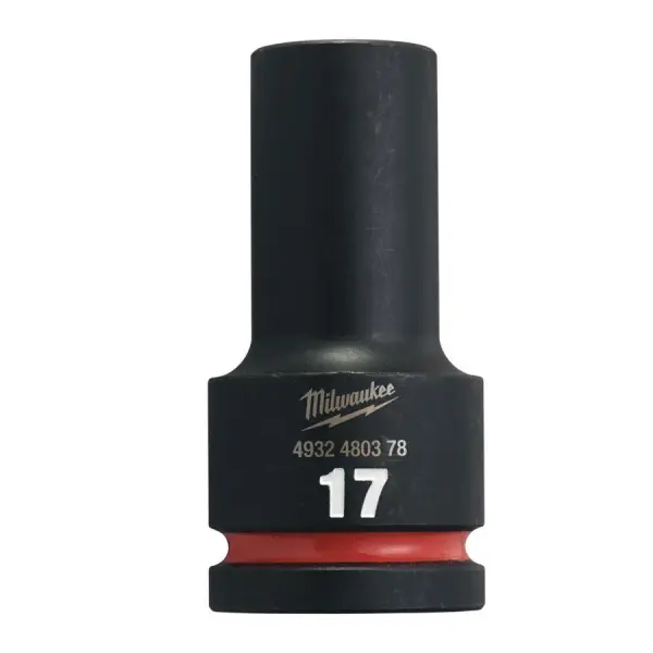 Milwaukee 17 mm 3/4" Krachtdop lang - ShockWave™ - 4932480378