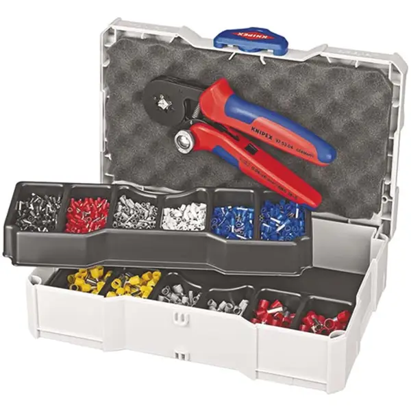 Knipex Krimp-assortiment voor adereindhulzen 9-delig 265 mm - 97 90 09