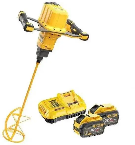 DeWALT DCD240X2 Accu Mixer 160mm 54V XR FlexVolt 9.0Ah in opbergtas