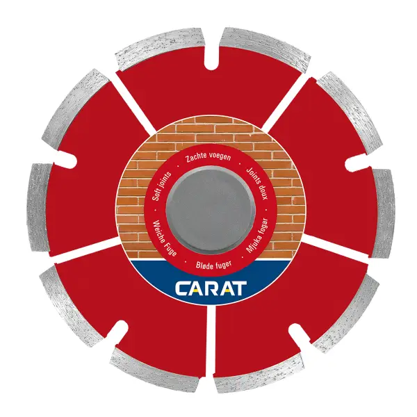 Carat Zachte voegen CTC Ø 125 mm, asgat 22,23 mm, segmentbreedte 6 mm - CTC1253000